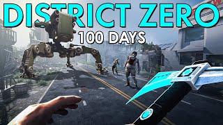 WE Played 100 Days of Modded 7 Days to Die DISTRICT ZERO