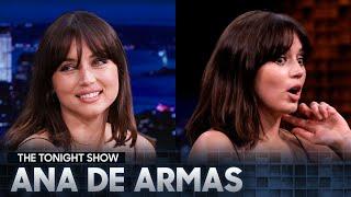 Ana de Armas Discusses Hitchhiking to School and Plays Box of Lies with Jimmy  The Tonight Show