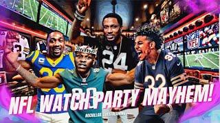 Rapper Simba Nick Young Rashad Mccants Brandon & Gil Go Crazy At Madden While Watching Sunday NFL