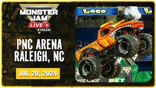 Monster Jam Raleigh NC - 3 Full Event  July 28 2024  Monster Jam Arena Series