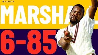 The Greatest Quick of All Time? Marshall Blows England Away in Classic  Eng v WI 1984  Lords