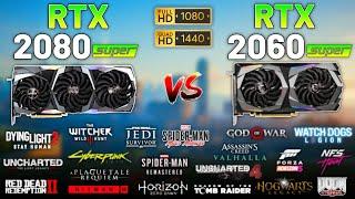 RTX 2080 SUPER vs. RTX 2060 SUPER in 2023 Test in 20 Games 1080p & 1440p