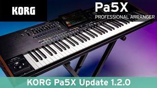 KORG Pa5X - Betriebssystem Update 1.2.0 Trailer