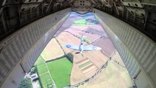 Spitfire from XH558s Bomb-bay camera