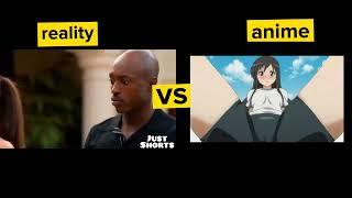 Shot on iphone Reality meme vs Anime meme #3