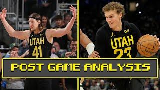 Utah Jazz Post Game Collin Sexton and Keyonte George crush Giannis