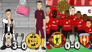 Dybala Hat-Trick Man Utd huddle sabotage Champions League Parody 2018