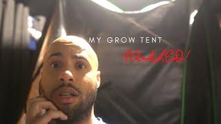 VLOGMAS DAY 21 - MY GROW TENT COLLAPSED