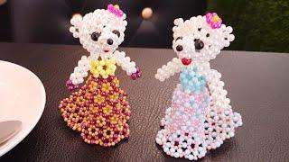 How to make beaded bear. Part 3