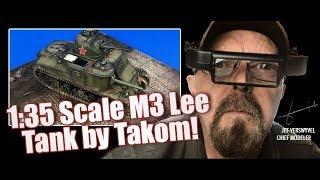 Takom 135 Scale M3 Lee US Medium Tank - Quick-Build Series