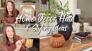 HOME DECOR HAUL & STYLING IDEAS 2024  AMAZON KIRKLANDS AT HOME HOMEGOODS