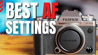 Fujifilm X-T5 BEST Autofocus Settings XT5 XH2 XH2s