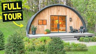 UNIQUE LUXURY WELLNESS HUT TINY HOME w SAUNA & COLD PLUNGE Full Tour