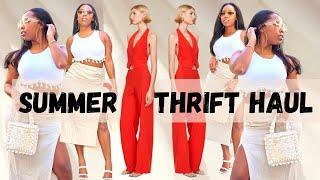 SUMMER THRIFT TRY-ON HAUL I Tops X Sets X Accessories and More