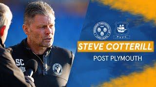 Post Plymouth  Steve Cotterill