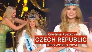 Krystyna Pyszková from Czech Republic is the new MISS WORLD 2024