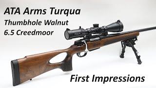 ATA Turqua Thumbhole Walnut in 6 5 Creedmoor First Impressions