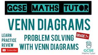 Problem Solving with Venn Diagrams Harder Venn Diagrams  Grade 7-9 Playlist  GCSE Maths Tutor