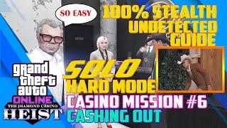 GTA Online - Casino Mission #6 Cashing Out Ms. Baker Last Mission 100% Solo & Stealth & Sneacky