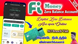 FI Money Zero Balance Account Open Online full process details in Tamil 2024@Tech and Technics