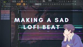 making sad lofi beat in fl studio  Wednesday Beatmaking Session