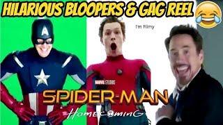 Spider-Man Homecoming Bloopers & Gag Reel - Tom Holland & Robert Downey Jr. - 2017