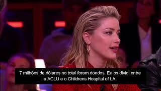 Amber Heard no RTL Late Night met Twan Huys LEGENDADO PTBR