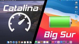 macOS Big Sur vs. Catalina Speed & Battery Life Comparison Public Beta