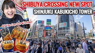 Visiting New Shibuya Crossing Building All You Can Eat & Drink with Manga Shinjuku Kabukicho Ep.487