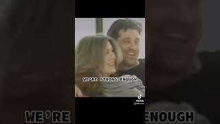 Ellen Pompeo and Patrick Dempsey . Dempeo