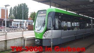 TW-3000 metro-tramvaj ve městě Garbsen  TW-3000 U-Bahn in der Stadt Garbsen