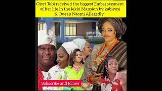 Tobi received biggest Embarràssment of life In  lekki Mansion by kabiyesi & Queen Naomi Allegedly.