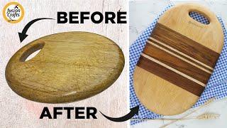 DIY Cutting Board MakeoverRestoration By Fusion Crafts