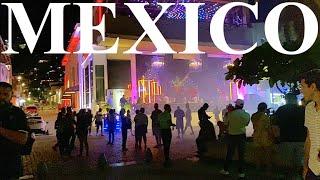 Puerto Vallarta AT NIGHT  Nightlife On Malecon Walking Street  MEXICO