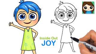 How to Draw Joy Easy  Inside Out 2 New