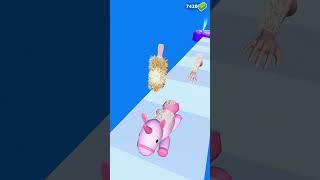 Hair Waxing Run Level 56 #shorts #games #casualgame