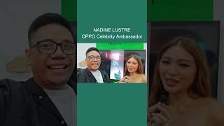 What Nadine Lustre loves about OPPO as a smartphone brand and her OPPO Reno8 T #technology #oppo