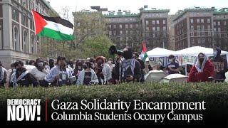 Columbia Students Risk Arrest Suspension to Maintain Gaza Solidarity Encampment on Campus