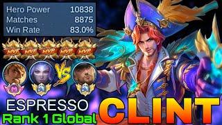 8800+Matches Clint VS Top Global Luo Yi & Supreme Gatotkaca - Top 1 Global Clint by ESPRESSO - ML