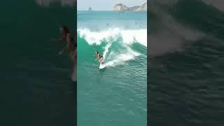 Watch Emily get wiped out  #shorts #lombok #kutalombok #travellombok #surf #travel #indonesia