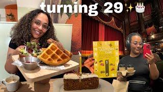 birthday vlog  turning 29 day in my life vlog eating vegan in london period pains ruining my day