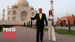 WATCH Trump and first lady visit Taj Mahal during India visit