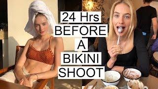 24 Hrs Before a Bikini Shoot  What I Eat How I Train & My Body Prep  Sanne Vloet