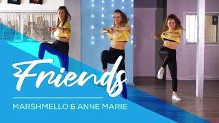 Friends - Marshmello & Anne Marie Hbz Bounce Remix Combat Fitness Dance Choreography - Baile