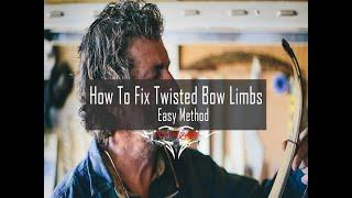 How To Fix and avoid Twisted Bow Limbs