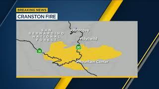 Cranston Fire map Where Idyllwild brush fire is burning I ABC7