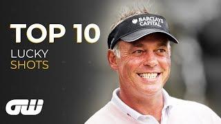 Top 10 LUCKY Golf Shots  Golfing World