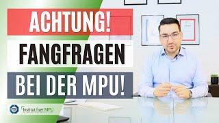 MPU-FANGFRAGEN - MPU Fragen