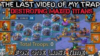 Lords Mobile - 2000% Attack MAX Titans Vs F2P Solo Trap  Eating NASTY Counters 