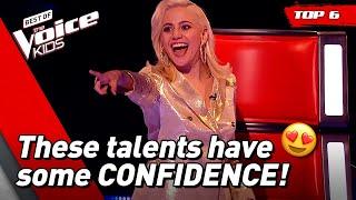 Talents with CONFIDENCE on The Voice  Top 6